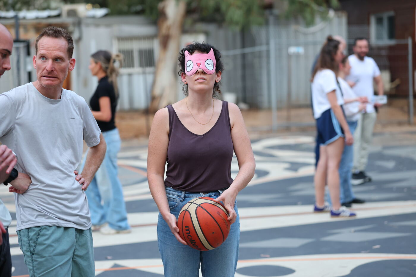 תרגיל עם כיסוי עיניים